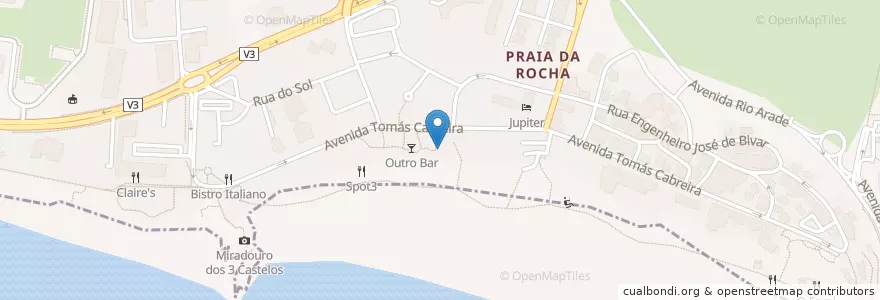 Mapa de ubicacion de Moonlight en Portekiz, Algarve, Algarve, Faro, Portimão, Portimão.