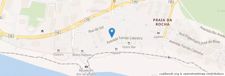 Mapa de ubicacion de O Pai Paulo en Portekiz, Algarve, Algarve, Faro, Portimão, Portimão.
