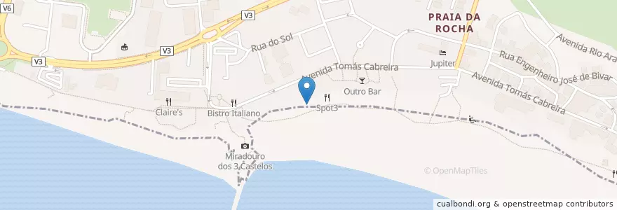 Mapa de ubicacion de O Joao en Portekiz, Algarve, Algarve, Faro, Portimão, Portimão.