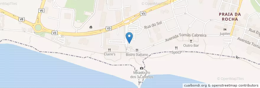 Mapa de ubicacion de Charminar en ポルトガル, Algarve, Algarve, Faro, Portimão, Portimão.