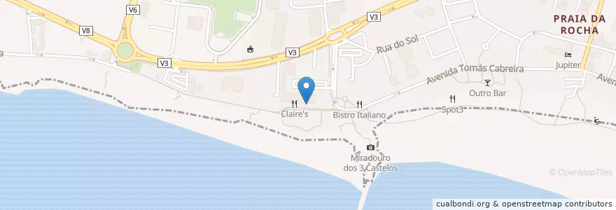 Mapa de ubicacion de Valeria en Португалия, Алгарве, Алгарви, Faro, Portimão, Portimão.