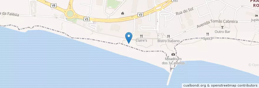 Mapa de ubicacion de Restaurant Branquinho en Portugal, Algarve, Algarve, Faro, Portimão, Portimão.