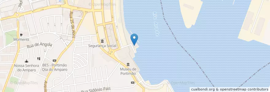 Mapa de ubicacion de Do Cais en 포르투갈, Algarve, Algarve, Faro, Portimão, Portimão.