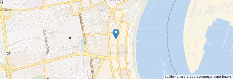 Mapa de ubicacion de Little World en 포르투갈, Algarve, Algarve, Faro, Portimão, Portimão.