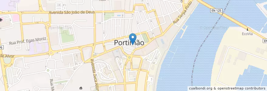Mapa de ubicacion de kiBom en Portugal, Algarve, Algarve, Faro, Portimão, Portimão.