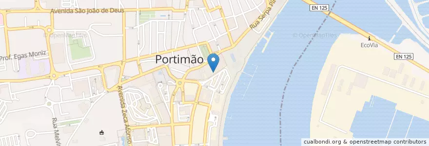 Mapa de ubicacion de Tapa Latina en Portogallo, Algarve, Algarve, Faro, Portimão, Portimão.