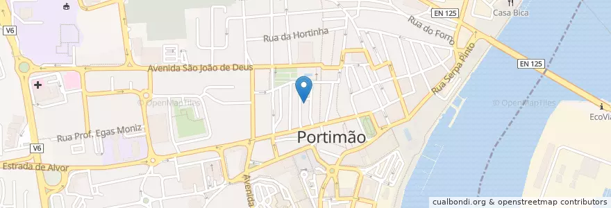Mapa de ubicacion de Velha en Portogallo, Algarve, Algarve, Faro, Portimão, Portimão.