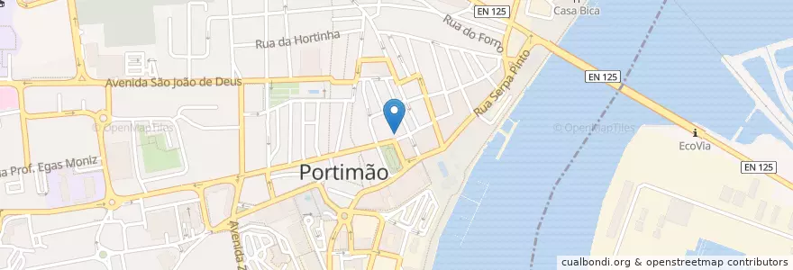 Mapa de ubicacion de 4 Cadeiras en Portugal, Algarve, Algarve, Faro, Portimão, Portimão.