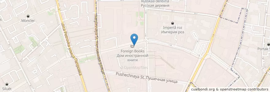 Mapa de ubicacion de Farш en روسيا, Центральный Федеральный Округ, Москва, Центральный Административный Округ, Тверской Район.