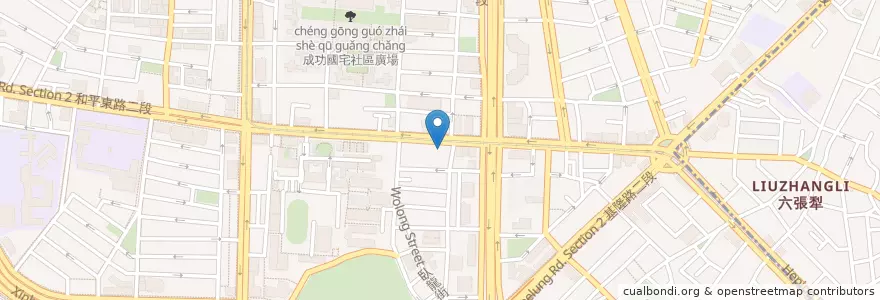 Mapa de ubicacion de 丹堤咖啡 en 타이완, 신베이 시, 타이베이시, 다안 구.