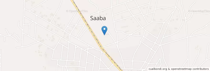 Mapa de ubicacion de Ecole en بوركينا فاسو, الأوسط, Kadiogo, Saaba.