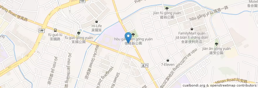 Mapa de ubicacion de 阿昌快炒 en تایوان, 新北市, 新莊區.