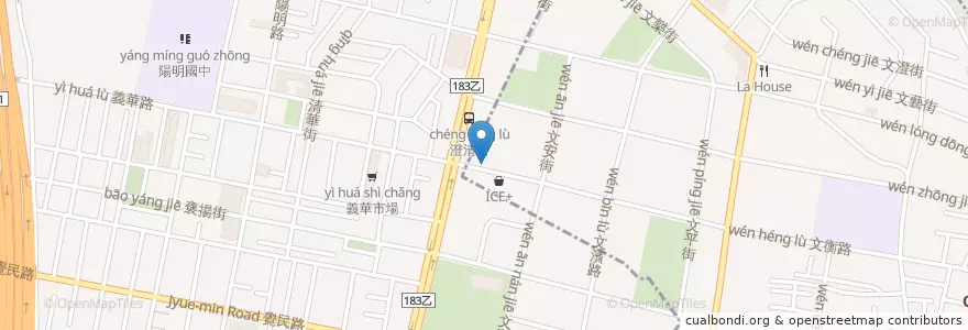 Mapa de ubicacion de 穩記港式飲茶 en 臺灣, 高雄市, 鳳山區, 三民區.