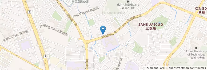 Mapa de ubicacion de 瀚林眼科 en 臺灣, 新北市, 臺北市, 文山區.