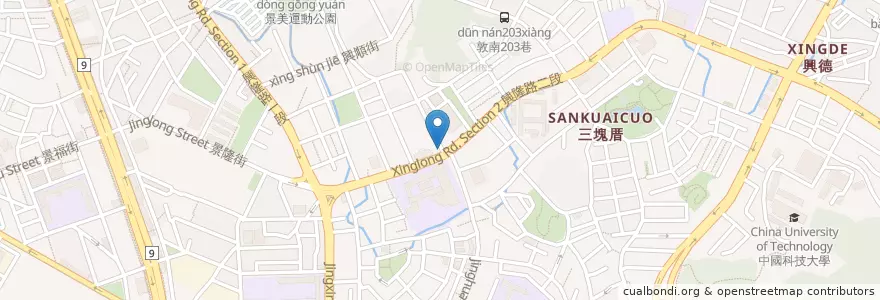 Mapa de ubicacion de 景升診所 en Taiwan, 新北市, Taipei, 文山區.