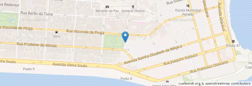 Mapa de ubicacion de Le Pulê en Brazil, Southeast Region, Rio De Janeiro, Região Metropolitana Do Rio De Janeiro, Região Geográfica Imediata Do Rio De Janeiro, Região Geográfica Intermediária Do Rio De Janeiro, Rio De Janeiro.