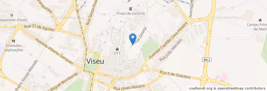 Mapa de ubicacion de Escola Profissional Mariana Seixas en البرتغال, الوسطى, فيسيو, فيسيو داو لافويش, فيسيو, União Das Freguesias De Viseu.