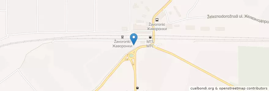 Mapa de ubicacion de Шаурма en روسيا, Центральный Федеральный Округ, محافظة موسكو, Одинцовский Городской Округ.