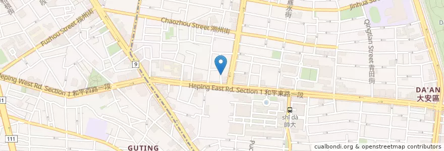 Mapa de ubicacion de Sugar Man Cafe en Taiwan, New Taipei, Taipei.