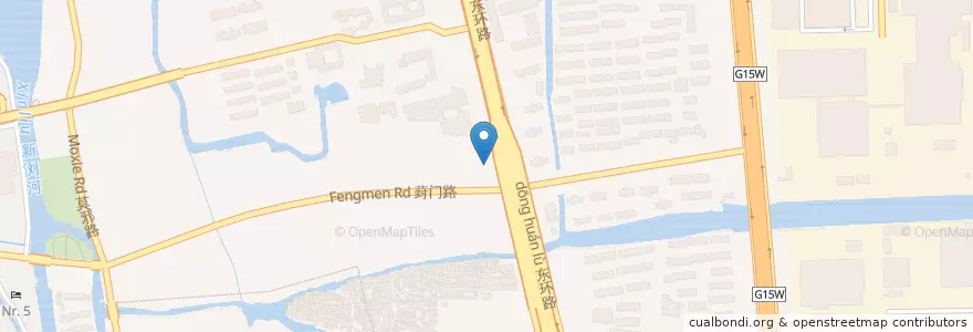 Mapa de ubicacion de 葑门首末站 en 中国, 苏州市, 江苏省, 姑苏区, 苏州工业园区, 娄葑街道.