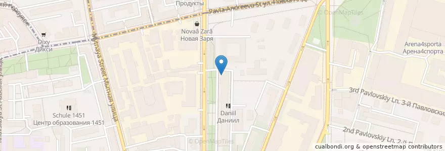 Mapa de ubicacion de Сациви en 俄罗斯/俄羅斯, Центральный Федеральный Округ, Москва, Южный Административный Округ.