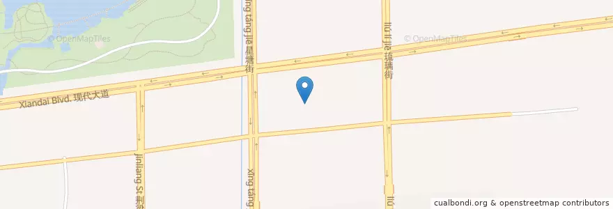 Mapa de ubicacion de 星塘公交中心 en 중국, 쑤저우시, 장쑤성, 구쑤구, 苏州工业园区直属镇, 중국-싱가포르 쑤저우 공업원구.