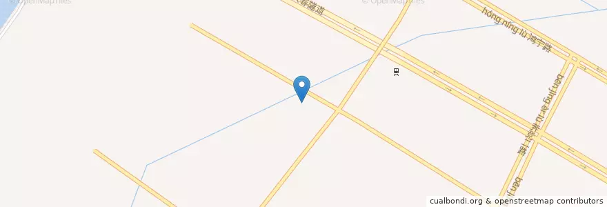 Mapa de ubicacion de 传化美食花园 en 中国, 浙江省, 杭州市.