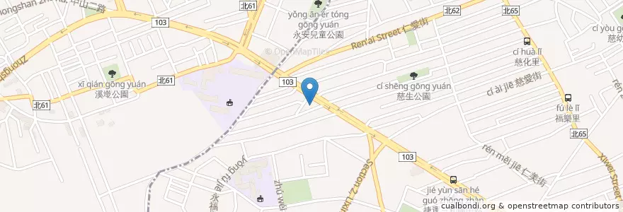 Mapa de ubicacion de 麥當勞 en 臺灣, 新北市.