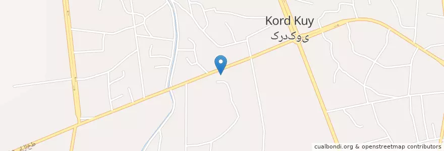 Mapa de ubicacion de کردکوی en イラン, ゴレスターン, شهرستان کردکوی, بخش مرکزی, چهارکوه, کردکوی, کردکوی.