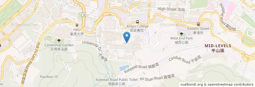 Mapa de ubicacion de Cafe 330 en 中国, 广东省, 香港 Hong Kong, 香港島 Hong Kong Island, 新界 New Territories, 中西區 Central And Western District.