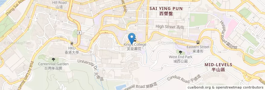 Mapa de ubicacion de Fong Shu Chuen Amenities Centre Restaurant en China, Guangdong, Hongkong, Hongkong, New Territories, 中西區 Central And Western District.