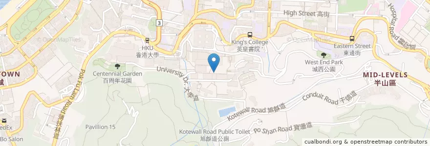 Mapa de ubicacion de Subway en 中国, 广东省, 香港 Hong Kong, 香港島 Hong Kong Island, 新界 New Territories, 中西區 Central And Western District.