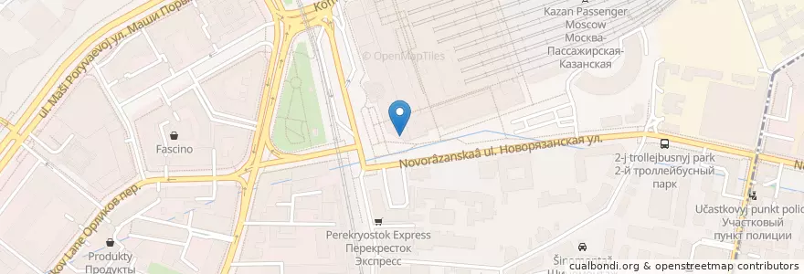 Mapa de ubicacion de Ретро кафе en Rússia, Distrito Federal Central, Москва, Центральный Административный Округ, Красносельский Район.