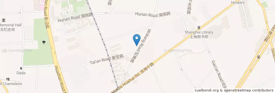 Mapa de ubicacion de Sichuan Citizen en 中国, 上海市.