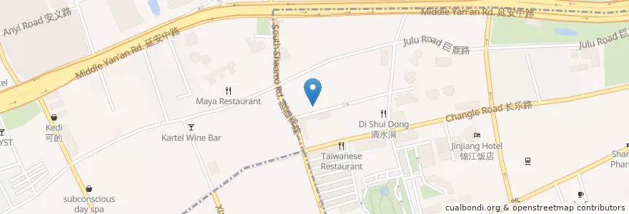 Mapa de ubicacion de Ars & Delecto en China, Xangai.
