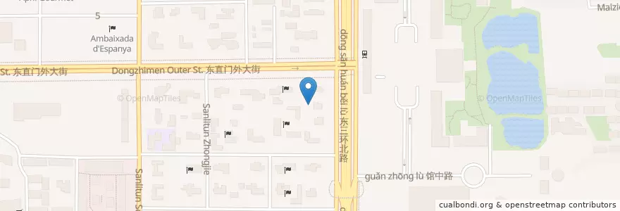 Mapa de ubicacion de Colibri Café en China, Beijing, Hebei, Chaoyang District.