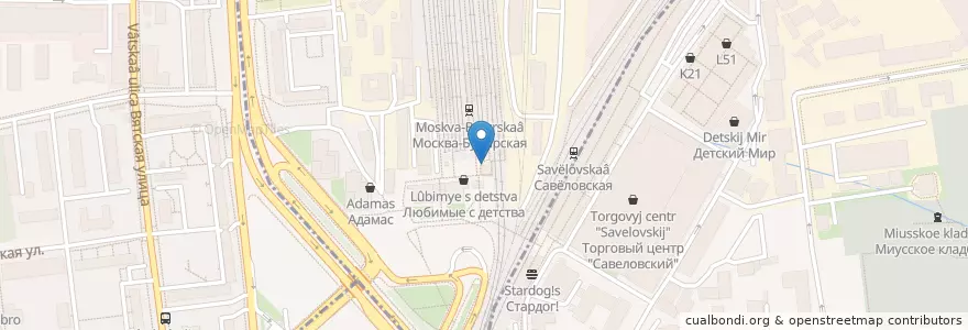 Mapa de ubicacion de БуфетЪ en Rusia, Distrito Federal Central, Москва, Северо-Восточный Административный Округ, Бутырский Район.