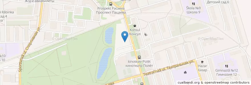 Mapa de ubicacion de Макдоналдс en ロシア, 中央連邦管区, モスクワ州, Городской Округ Долгопрудный.