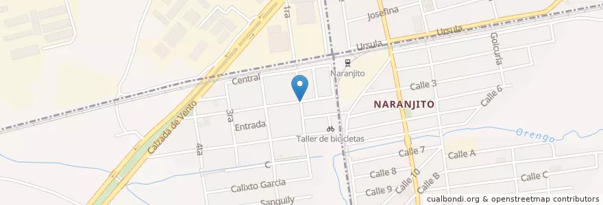 Mapa de ubicacion de Consultorio 264 en کوبا, La Habana, Boyeros.