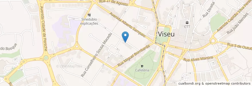 Mapa de ubicacion de Carvalho Homem en 葡萄牙, Centro, Viseu, Viseu Dão-Lafões, Viseu, União Das Freguesias De Viseu.