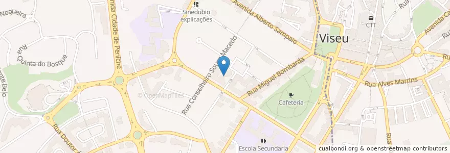 Mapa de ubicacion de Jorkyball en 포르투갈, Centro, Viseu, Viseu Dão-Lafões, Viseu, União Das Freguesias De Viseu.