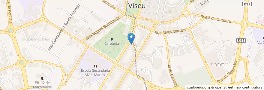 Mapa de ubicacion de Montepio en Portugal, Centro, Viseu, Viseu Dão-Lafões, Viseu, União Das Freguesias De Viseu.