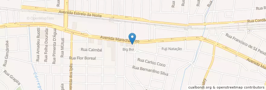 Mapa de ubicacion de Correios en Бразилия, Юго-Восточный Регион, Сан-Паулу, Região Geográfica Intermediária De São Paulo, Região Metropolitana De São Paulo, Região Imediata De São Paulo, Сан-Паулу.