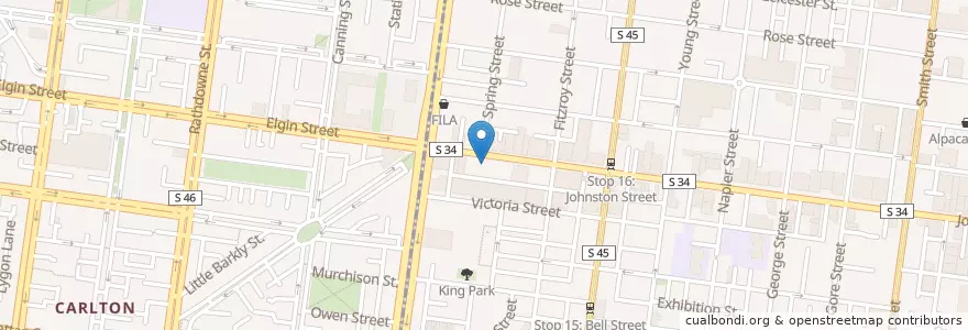 Mapa de ubicacion de Houndstooth en Австралия, Виктория.