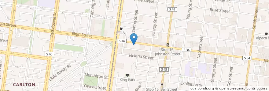 Mapa de ubicacion de Vice en Australien, Victoria.
