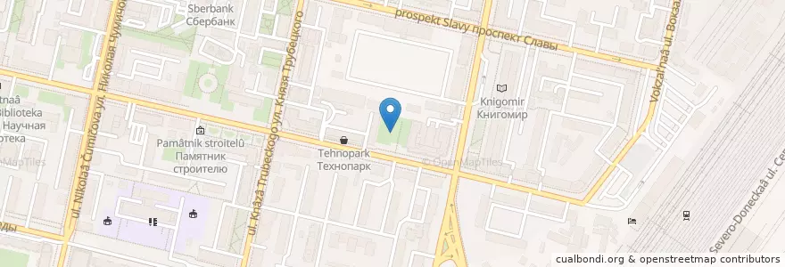 Mapa de ubicacion de Поклонный крест en Rússia, Distrito Federal Central, Oblast De Belgorod, Белгородский Район, Городской Округ Белгород.