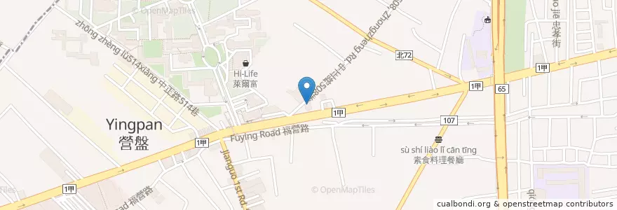Mapa de ubicacion de Goodday 加州墨西哥餐廳 en 臺灣, 新北市, 新莊區.