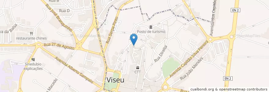 Mapa de ubicacion de Maria Xica en 포르투갈, Centro, Viseu, Viseu Dão-Lafões, Viseu, União Das Freguesias De Viseu.