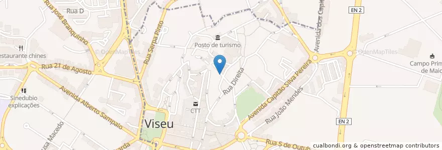 Mapa de ubicacion de Restaurante "O Hilário" en 포르투갈, Centro, Viseu, Viseu Dão-Lafões, Viseu, União Das Freguesias De Viseu.