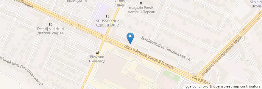 Mapa de ubicacion de Картинки en روسيا, Центральный Федеральный Округ, فارونيش أوبلاست, Городской Округ Воронеж.